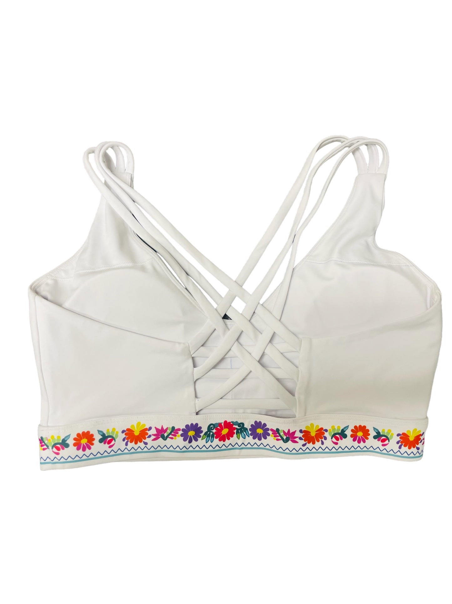 Linda Mujer White Sports Bra